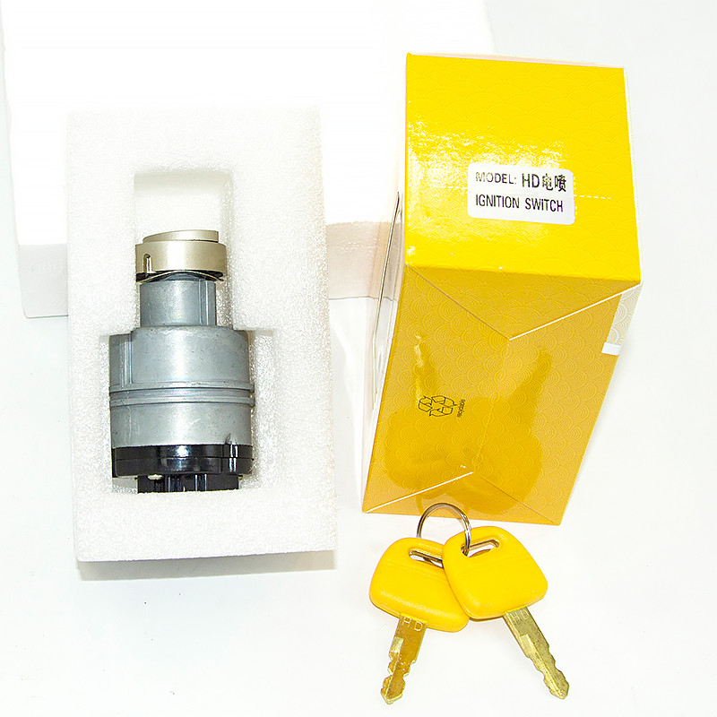 Factory Excavator Electric Parts HD820V HD512V Ignition Switch Starter nga adunay yawe-01 (2)